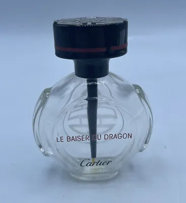 CARTIER Le Baiser Du Dragon Perfume Bottle Empty 3” Tall • $39.99