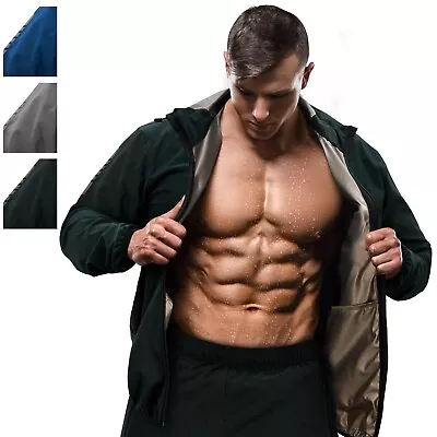 $128.29 • Buy  RDX Sauna Suit With Hood Weight Loss Full Body Gym Fitness Sweat Heat Men Women