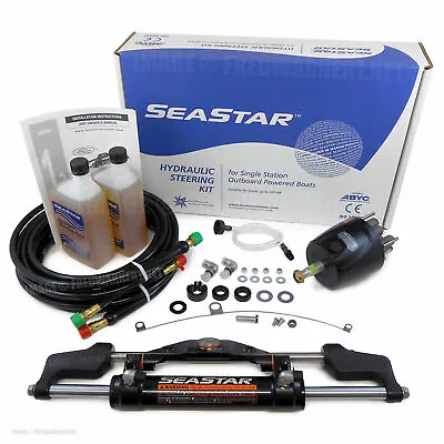 SeaStar HK6400A-3 14ft Hydraulic Outboard Steering Kit HO5114 Hoses Teleflex • $1449.99