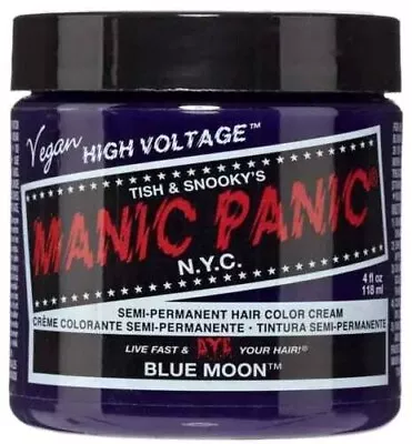 Manic Panic Vegan Semi Permanent Hair Dye Color Cream 4oz- Blue Moon • $12