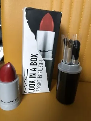 MAC Look In A Box 4 Pieces Travel Make Up Brush Set MUA Cosmetics VEGAN UK BNIB • £14.99