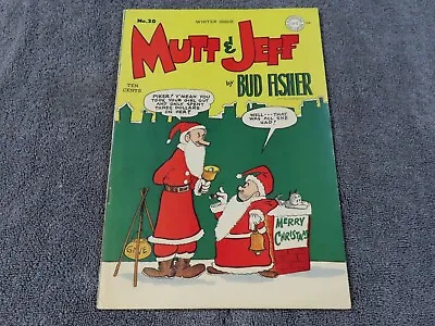 1945 DC Comics MUTT & JEFF #20 Scarce G.A. Pre-Code Comic - Christmas Cover - VF • $99.99