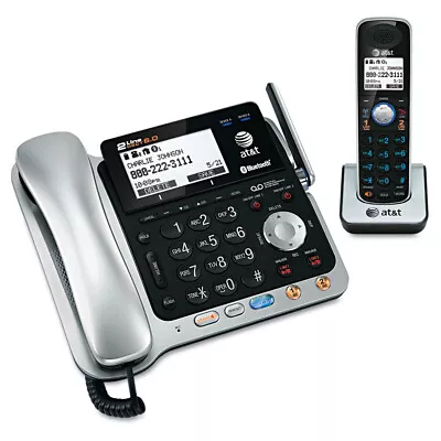 AT&T TL86109 2-Line Corded/Cordless Phone System With Caller ID & Call Waiting • $176