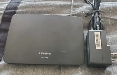 Cisco Linksys SE1500 5-Port Ethernet Switch & Power Adapter • $9.99