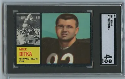 1962 Topps Mike Ditka #17 SGC 4 • $300