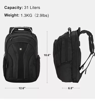 LEVEL8 Laptop Travel Friendly Work Backpack • $38