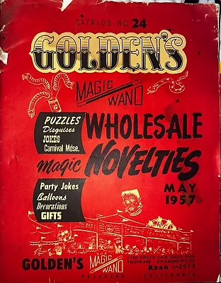 1957 Golden Magic Wand Catalog Novelties  Pasadena  California • $29.99