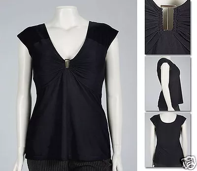 NEW Zaftique OPHELIA Top BLACK 0Z 1Z 3Z / 14 16 24 / Large L XL 1X 3X • $32.99