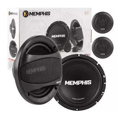 Memphis Audio SRX60C 6.5”  Component Set Seperate Tweeters Crossovers 1 Pr. • $79.95