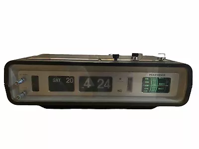*Panasonic RC – 6551 Alarm Flip FM AM Clock Radio  Flip Clock Fans  • $179.99
