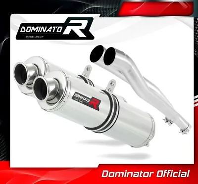 ZZR 1400 Exhaust ROUND Dominator Racing Silencer Muffler 2006 2007 2008 2009  • £264