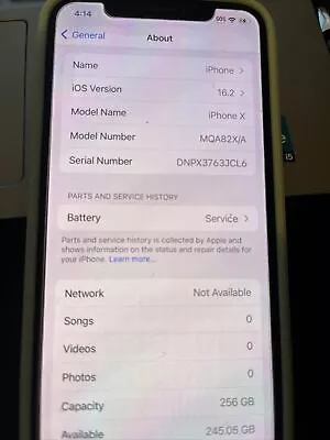 $350 • Buy Apple IPhone X  256GB  Great Condition