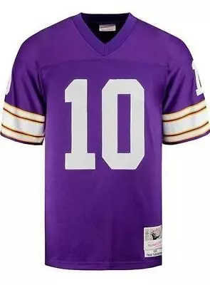 Fran Tarkenton Vikings NFL Purple Throwback Jersey • $43.99