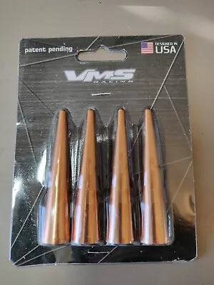 VMS Racing Lug Nut Cap 73mm Spike 4 Piece Set Rose Gold LGC002RG • $18.99