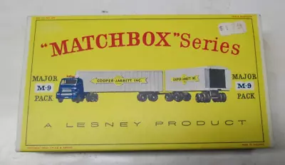 Vintage Lesney Matchbox Major M-9 Pack Cooper-Jarrett Tandem Mint Never Used NR • $78