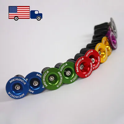 MTB Road Folding Bike Bicycle Handlebar End Plugs Lock Caps 22.2-25.4mm Bar End • $8.71