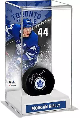 Morgan Rielly Toronto Maple Leafs Deluxe Tall Hockey Puck Case - Fanatics • $37.49