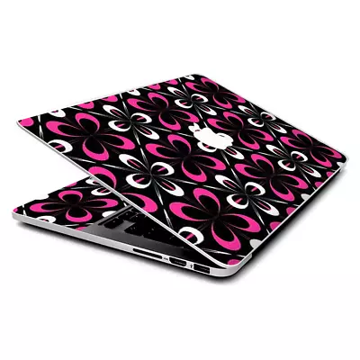 Skin Wrap For MacBook Pro 15 Inch Retina Abstract Pink Black Pattern • $16.98