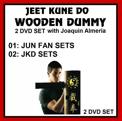WOODEN DUMMY TRAINING 2 DVD SET INSTRUCTIONAL Jun Fan Jeet Kune Do • $30.50
