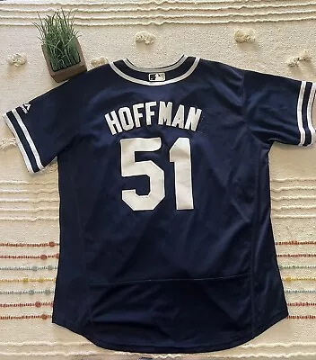 Vintage Diego Padres #51 Trevor Hoffman Home From Majestic Jersey Size 40 • $15.99