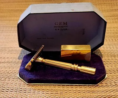 RARE Vintage GEM Safety Razor Set With Original Case • $65