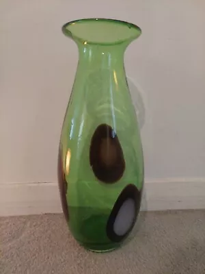 Murano Millefiori Hand Blown Art Glass Vase 42cm See Description  • £69.99