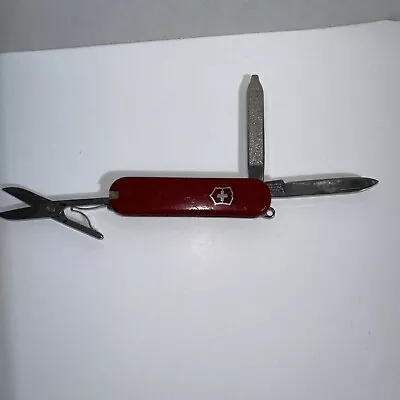 Vintage Victorinox Ambassador Swiss Army Knife  Red STIFF PRE 1970 • $4.99