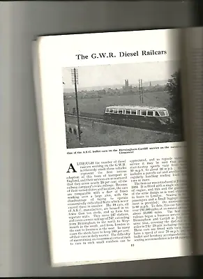£1.98 • Buy GWR AEC  Great Western Diesel Railcar   Railway Magazine 1939