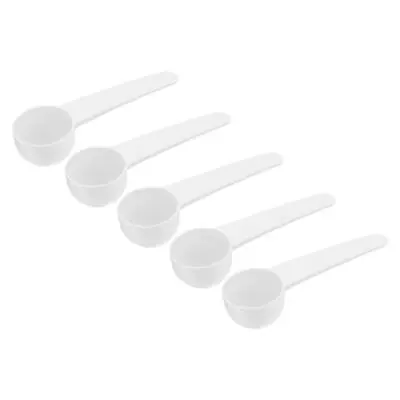 Micro Spoons 5 Gram Measuring Scoop Plastic Round Bottom Mini Spoon 15Pcs • $6.42