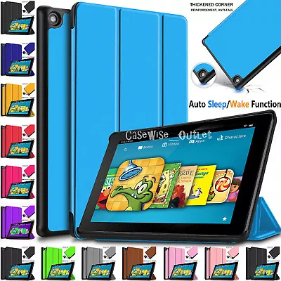 £6.99 • Buy Smart Magnetic Stand Flip Folding Case Cover For Amazon Kindle Fire 7  Inch 2019