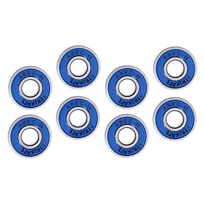 8 Pack Of Premium Scooter Bearings Kick Scooter 608 ABEC 11  Blue • £7.45