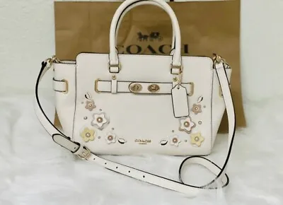 Nwt Coach Blake Carryall 25 With Floral Applique • $269