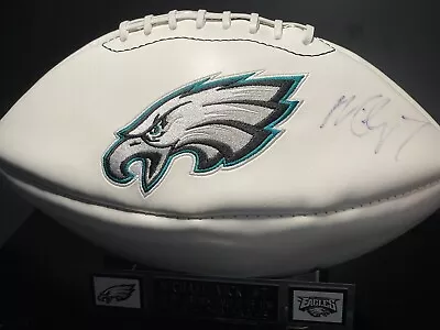 Michael Vick Signed/Autographed Eagles Logo White Football 2010 CPOTY • $65