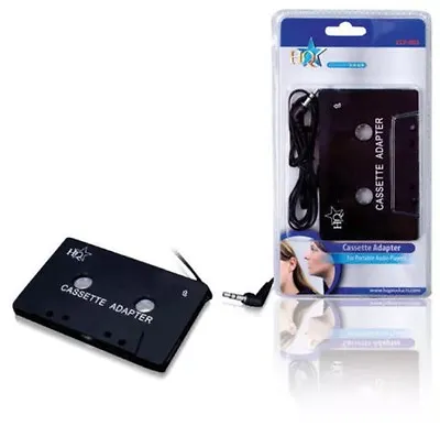 HQ Car Cassette Audio Tape To 3.5mm Adapter For Phones IPod IPhone Smartphones • £9.95