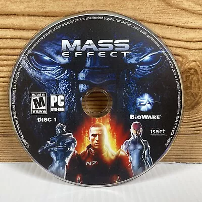 Mass Effect - PC Game Disc One And KEY Only • $7.99