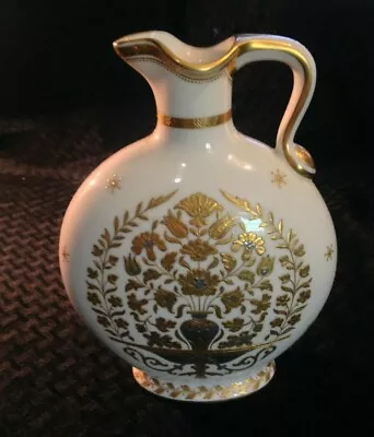 Antique Mintons Gold Embossed Gilded Age Pitcher 1873-1891 • $195.99