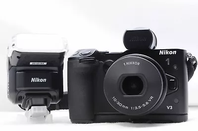 [NEAR MINT] Nikon 1 V3 Premium Kit + SB-N7 Black From JAPAN (M1018) • $1245.56