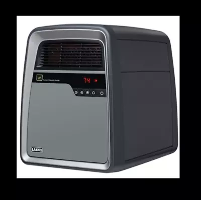 Lasko Infrared Quartz Space Heater With Timer Adjustable Thermostat 6101 Gray Ne • $29.99