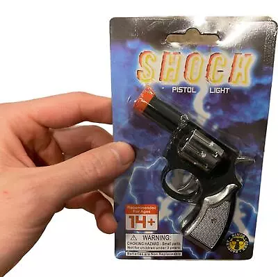 SHOCKING PISTOL GUN + FLASHLIGHT Prank Gag Gift Joke • $8.95