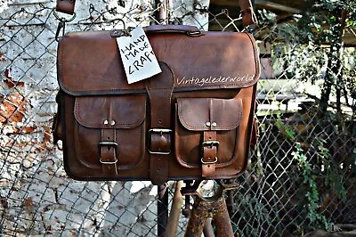 Bag Leather Genuine Shoulder Men Messenger Crossbody Handbag Men's New • $85.50