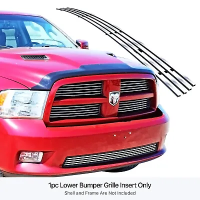 Fits 2009-2012 Dodge Ram 1500 Sport Express Lower Stainless Chrome Billet Grille • $41.99