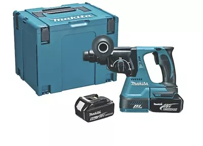 Makita DHR242 Cordless SDS Drill And Batteries • £250