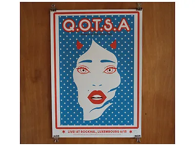 QOTSA Queens Of The Stone Age LTD Edition Hand Screen Printed Gig Poster • £40