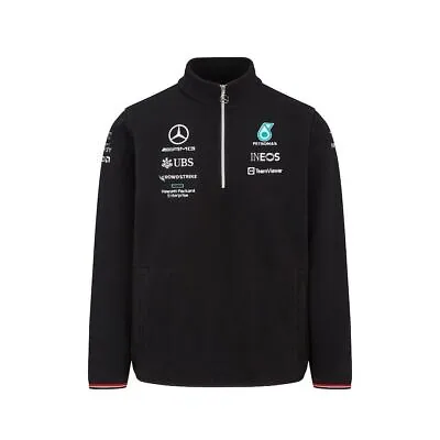£89.99 • Buy MERCEDES F1 Team 1/4 Zip Fleece Official Mercedes AMG Petronas 2022 Teamwear