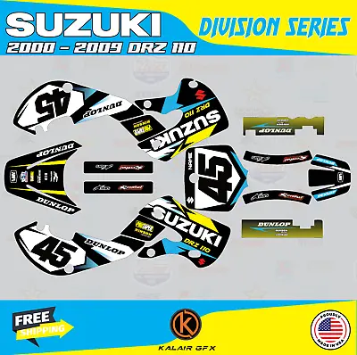 $58.99 • Buy Graphics Kit For Suzuki DRZ110 2000-2009 Division Series - Original