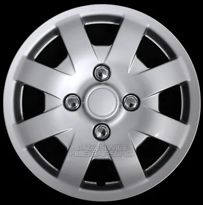 $54.99 • Buy 14  Set Of 4 Hubcaps Wheel Covers Snap On Full Hub Caps Fit R14 Tire & Steel Rim