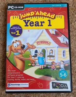 Jump Ahead Year 1 (Reading Maths Music And More) PC CD-ROM Educational Retro • £3.99