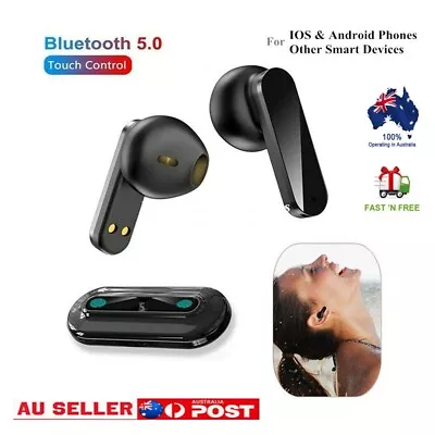 Bluetooth 5.0 Headset TWS Wireless Earphones Mini Earbuds Stereo Bass Headphones • $20.45