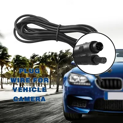 $4.26 • Buy 2M Car Dash Cam Rear View Backup Reverse Camera 4 Pin Extension Cable Cord Black