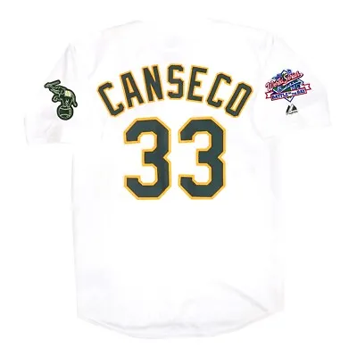 Jose Canseco Oakland Athletics 1989 World Series Home White Jersey Men's (S-2XL) • $129.99